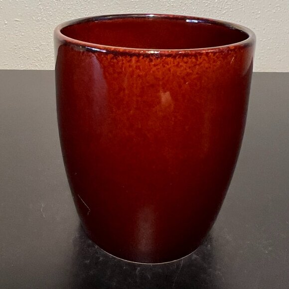 Crate & Barrel MAHOGANY Brown Luster Glazed Mug / Cup ~ Made in Japan - Picture 7 of 10